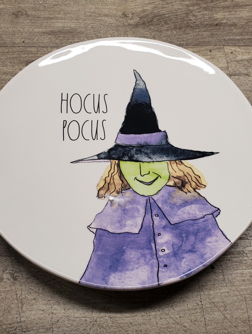 Rae Dunn HOCUS POCUS plate